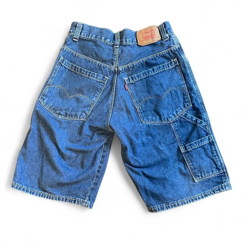 Y2K Blue Denim Levi's Jorts Shorts Relaxed Fit - SEE DESCRIPTION - Picture 4 of 7